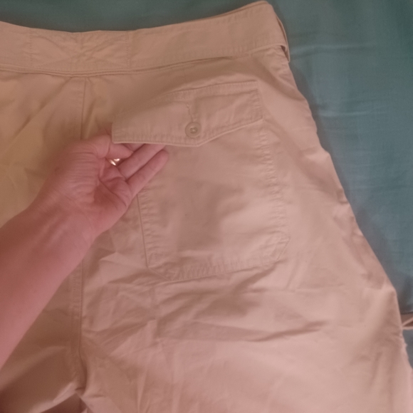 RALPH LAUREN SPORT ADJUSTABLE COTTON TAN SHORTS SIZE 8 - Picture 10 of 16